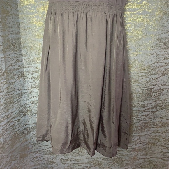 Planet Gold brown/khaki Studded Sheath Dress Size L - Picture 4 of 11